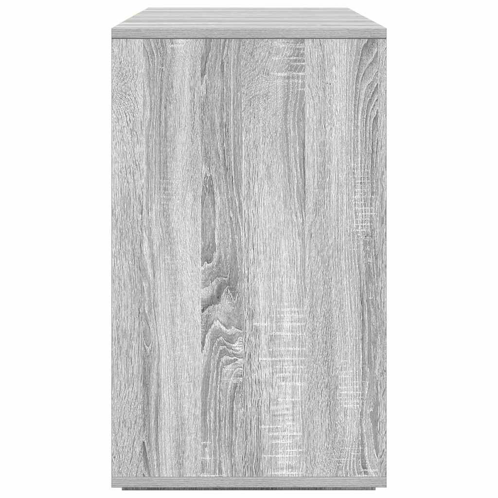 Sideboard Grå Sonoma-eg 120 X 41 X 75 Cm Konstrueret Træ - Billede 7