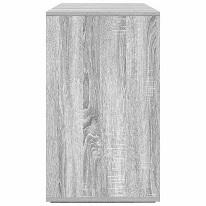 Sideboard Grå Sonoma-eg 120 X 41 X 75 Cm Konstrueret Træ - Billede 7