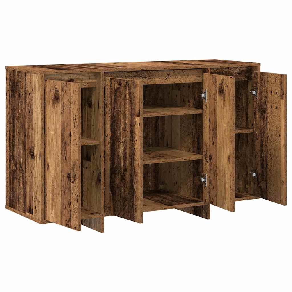 Sideboard Gammelt Træ 120 X 41 X 75 Cm Konstrueret Træ - Billede 5