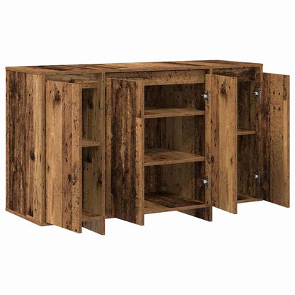 Sideboard Gammelt Træ 120 X 41 X 75 Cm Konstrueret Træ - Billede 5