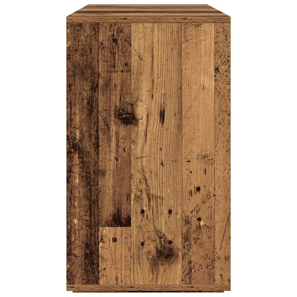 Sideboard Gammelt Træ 120 X 41 X 75 Cm Konstrueret Træ - Billede 7