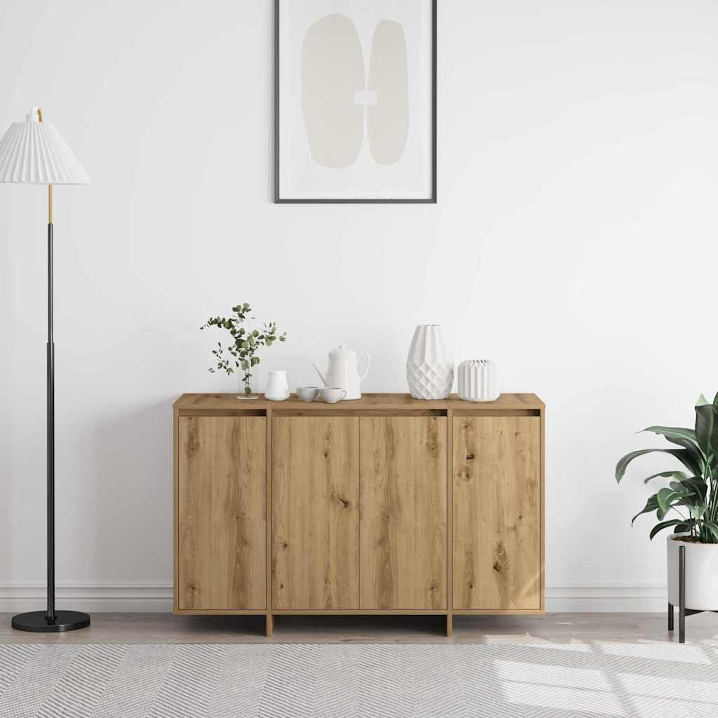 Sideboard Artisan Eg 120 X 41 X 75 Cm Konstrueret Træ - Billede 4