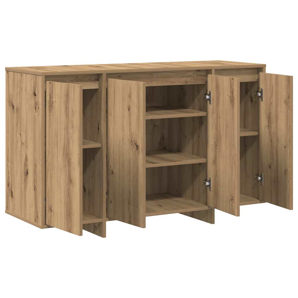 Sideboard Artisan Eg 120 X 41 X 75 Cm Konstrueret Træ - Billede 5