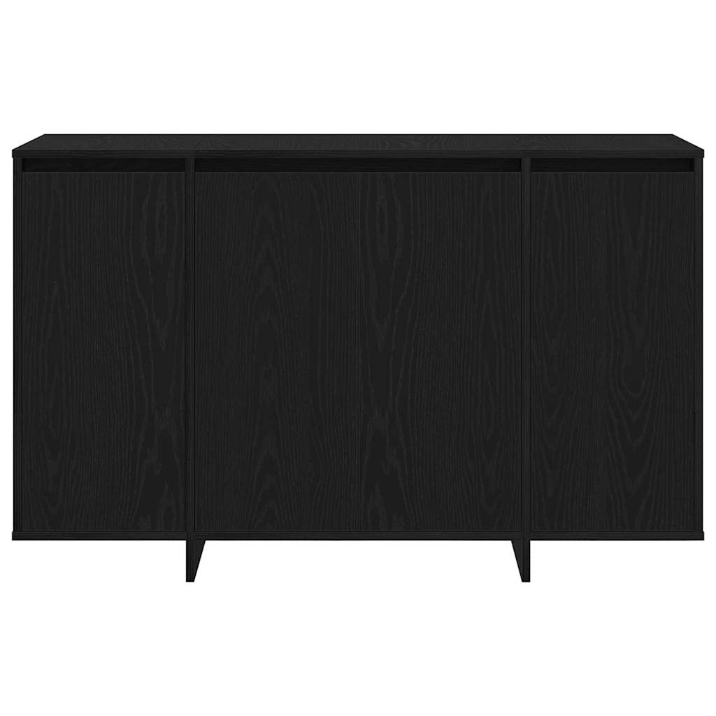 Sideboard Sort Eg 120 X 41 X 75 Cm Konstrueret Træ - Billede 6