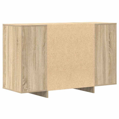 Sideboard Med Skuffe Sonoma-eg 120 X 41 X 75 Cm Konstrueret Træ - Billede 8
