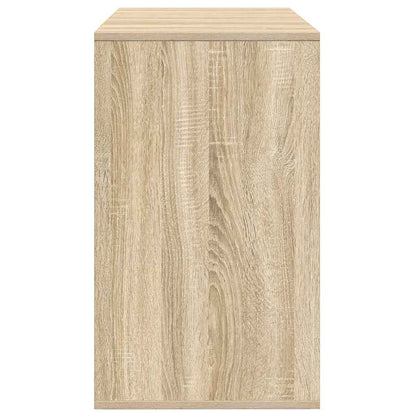 Sideboard Med Skuffe Sonoma-eg 120 X 41 X 75 Cm Konstrueret Træ - Billede 7