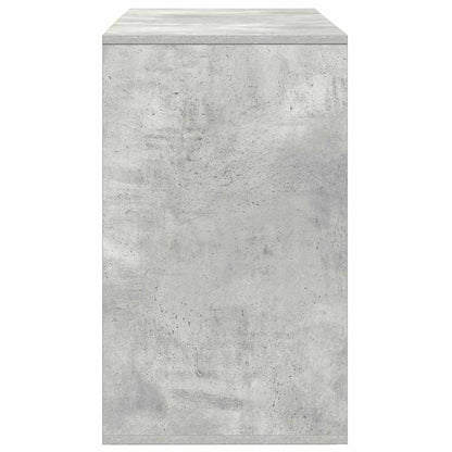 Sideboard Med Skuffe Betongrå 120 X 41 X 75 Cm Konstrueret Træ - Billede 7