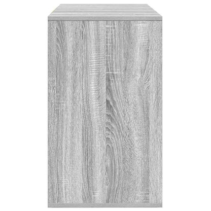 Sideboard Grå Sonoma-eg 120 X 41 X 75 Cm Konstrueret Træ - Billede 7
