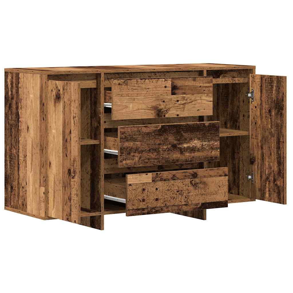 Sideboard Gammelt Træ 120 X 41 X 75 Cm Konstrueret Træ - Billede 5