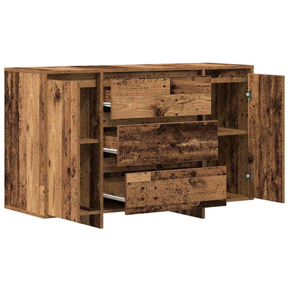 Sideboard Gammelt Træ 120 X 41 X 75 Cm Konstrueret Træ - Billede 5