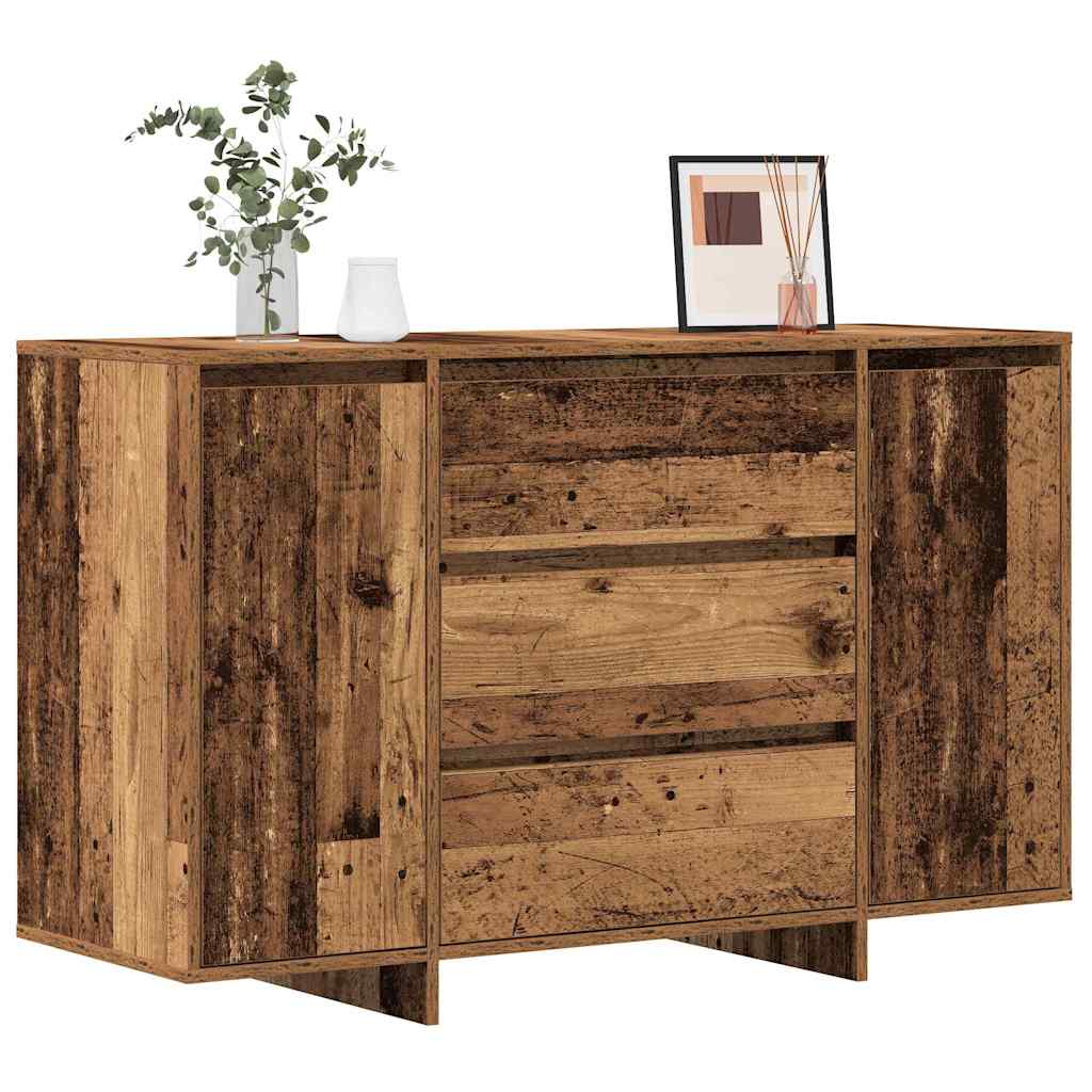 Sideboard Gammelt Træ 120 X 41 X 75 Cm Konstrueret Træ - Billede 3