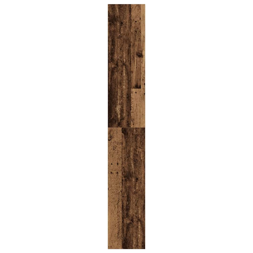 Bogreol Med Hylde Gammelt Træ 80 X 30 X 198 Cm Konstrueret Træ - Billede 6