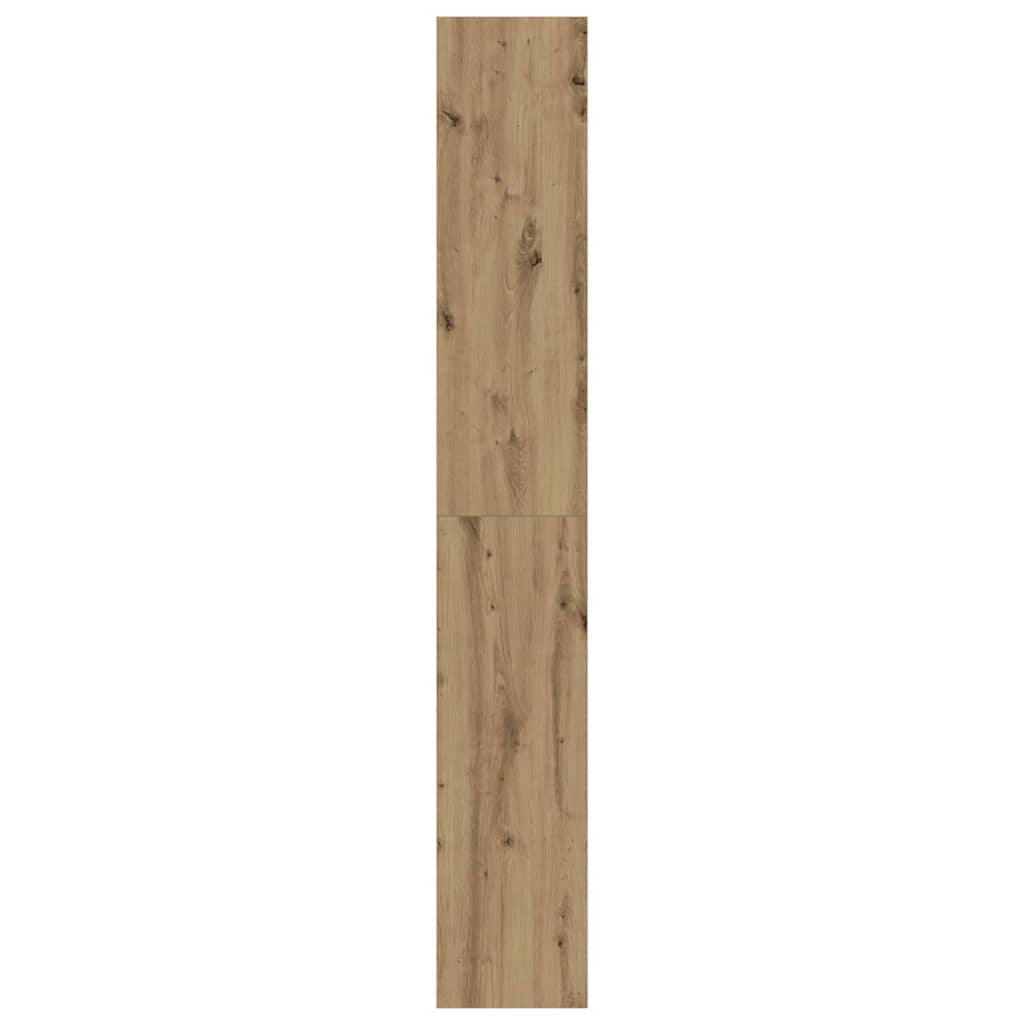 Bogskab 6 Niveauer 100 X 30 X 198 Cm Konstrueret Træ - Billede 6