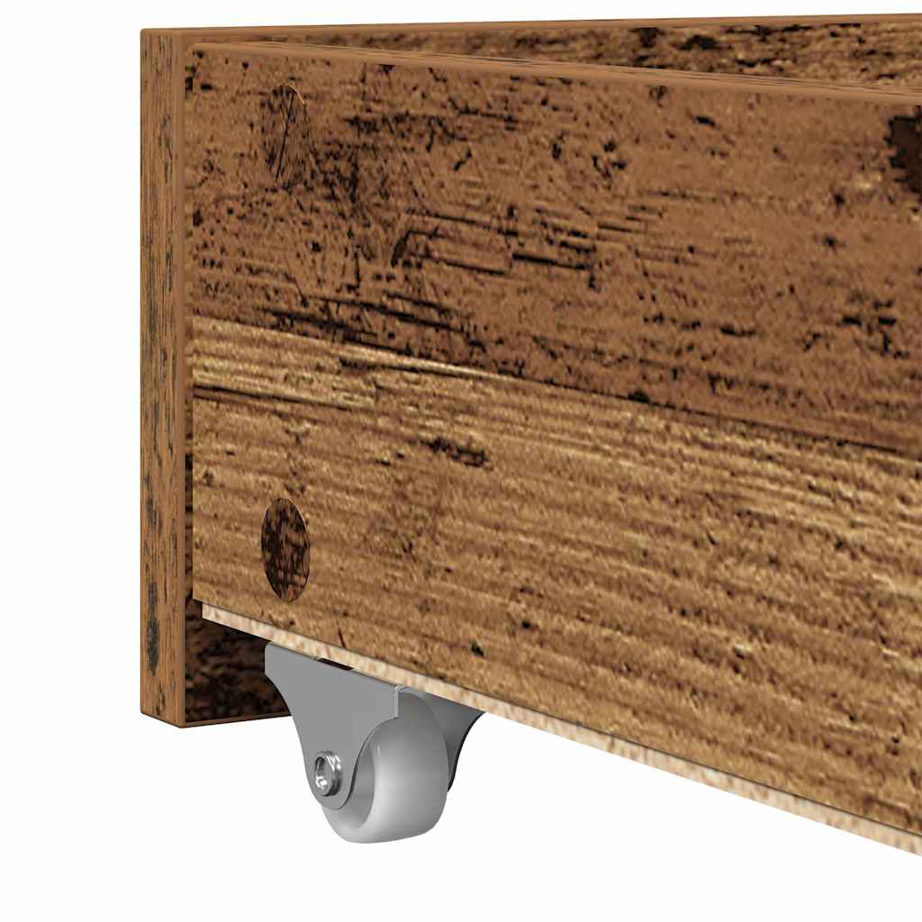 Daybed Med Hovedgærde Konstrueret Træ - Billede 8
