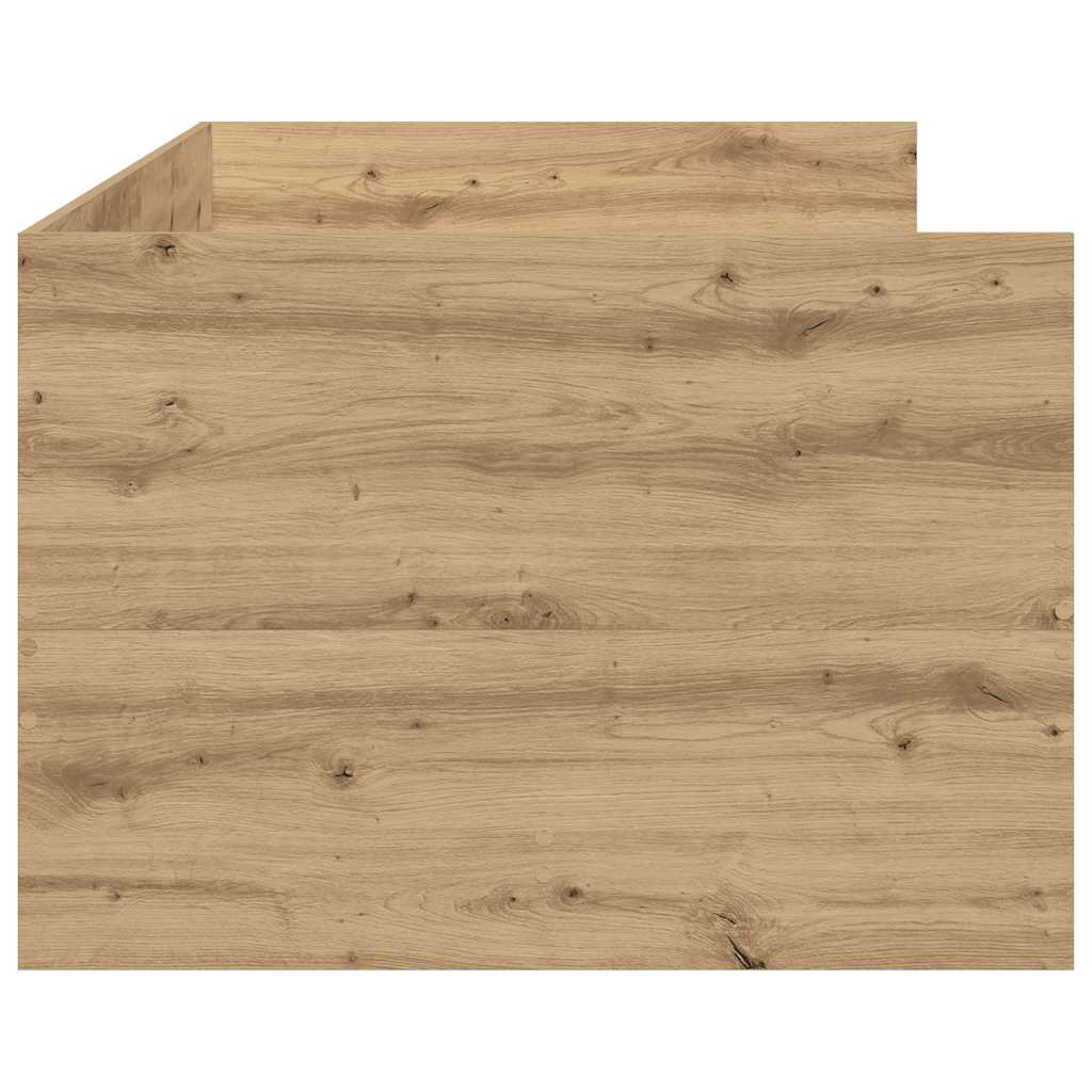 Daybed Med Skuffe Egetræ Konstrueret Træ - Billede 5