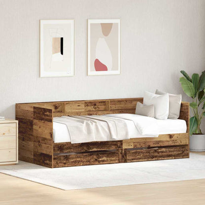 Daybed Med Hovedgærde Konstrueret Træ - Variant 3333999