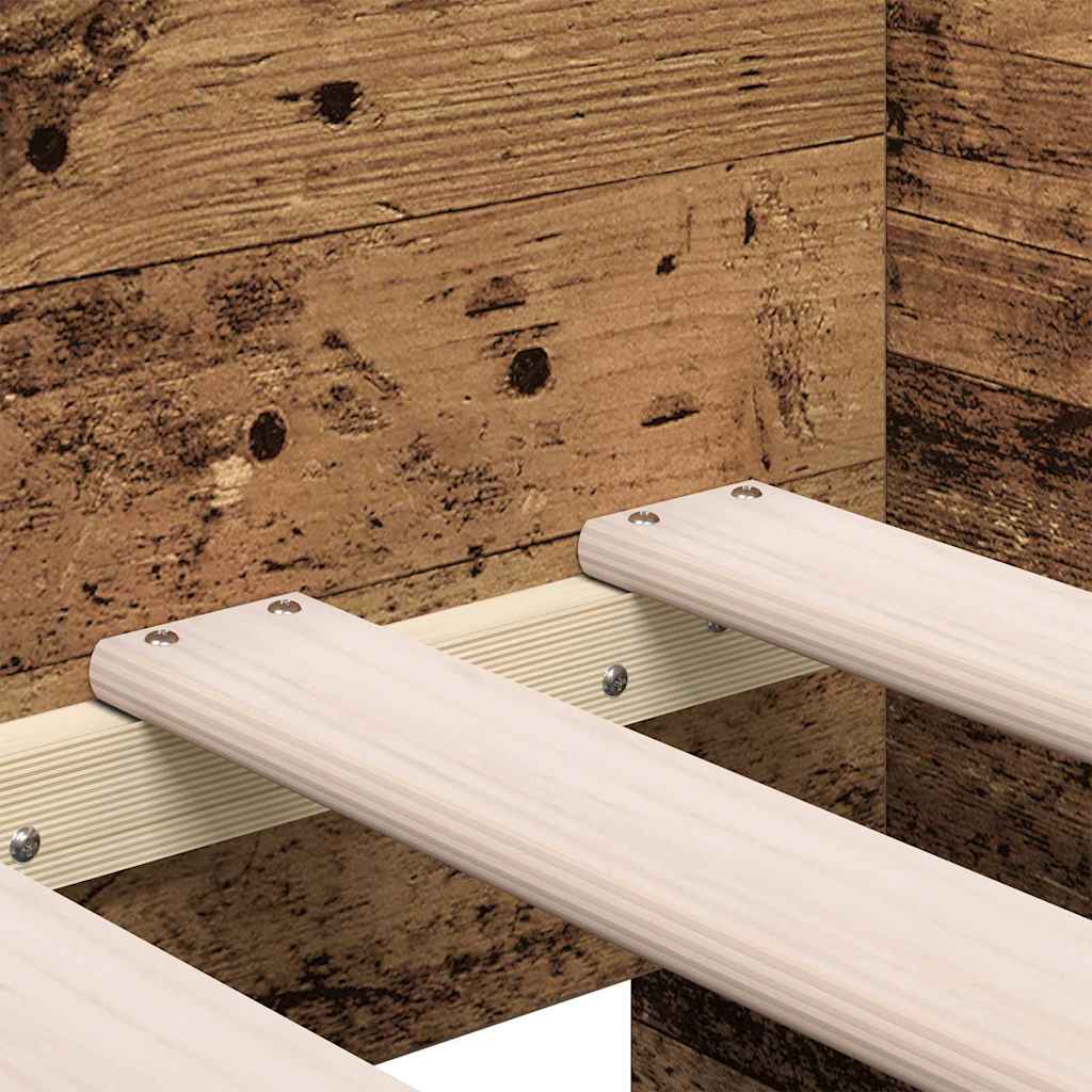 Daybed Med Hovedgærde Konstrueret Træ - Billede 9