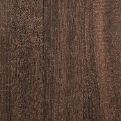 Garderobeskab Med Dør Brun Eg 55 X 25 X 189 Cm Konstrueret Træ - Billede 10