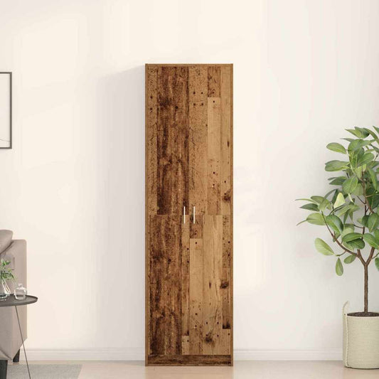Garderobeskab Gammelt Træ 55 X 25 X 189 Cm Konstrueret Træ - Hovedbillede