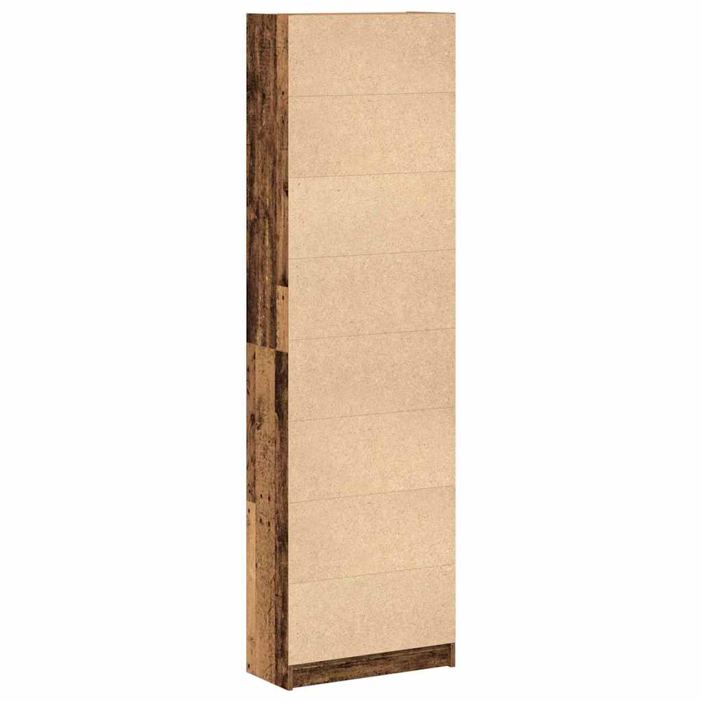 Garderobeskab 55 X 25 X 189 Cm Konstrueret Træ - Billede 8