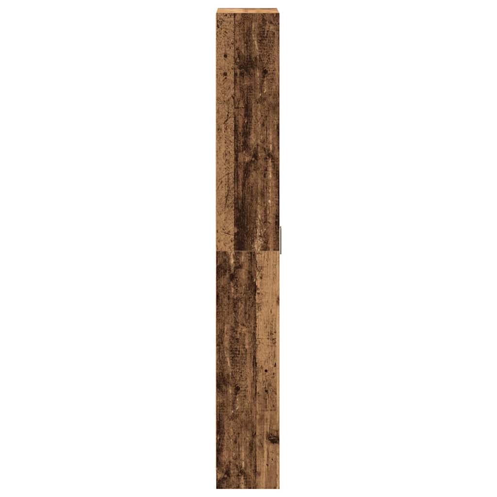 Garderobeskab 55 X 25 X 189 Cm Konstrueret Træ - Billede 7