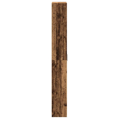Garderobeskab 55 X 25 X 189 Cm Konstrueret Træ - Billede 7