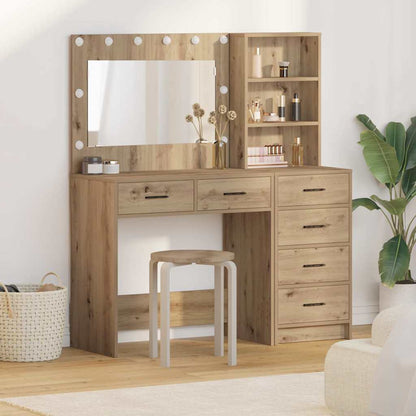 Klædeskab Med Skuffe Brun 78.5 X 41 X 135 Cm Konstrueret Træ - Hovedbillede