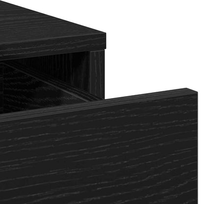 Klædeskab Med Hylde 3 Pcs Sort 40 X 41 X 135 Cm Konstrueret Træ - Billede 9