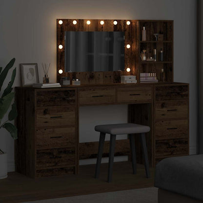 Klædeskab 3 Stk. 78,5 X 41 X 135 Cm Konstrueret Træ - Billede 4