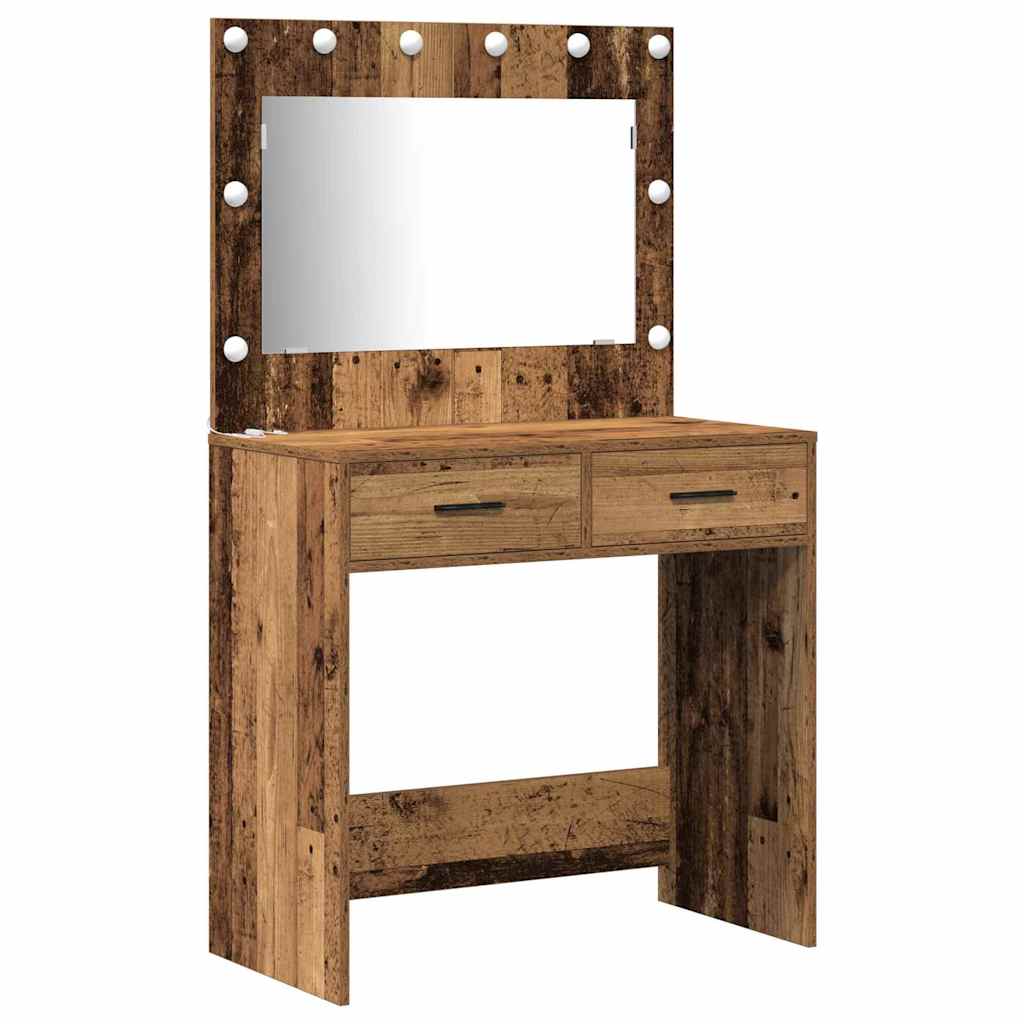 Klædeskab 3 Stk. 78,5 X 41 X 135 Cm Konstrueret Træ - Billede 5