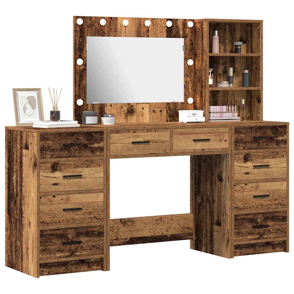 Klædeskab 3 Stk. 78,5 X 41 X 135 Cm Konstrueret Træ - Billede 3
