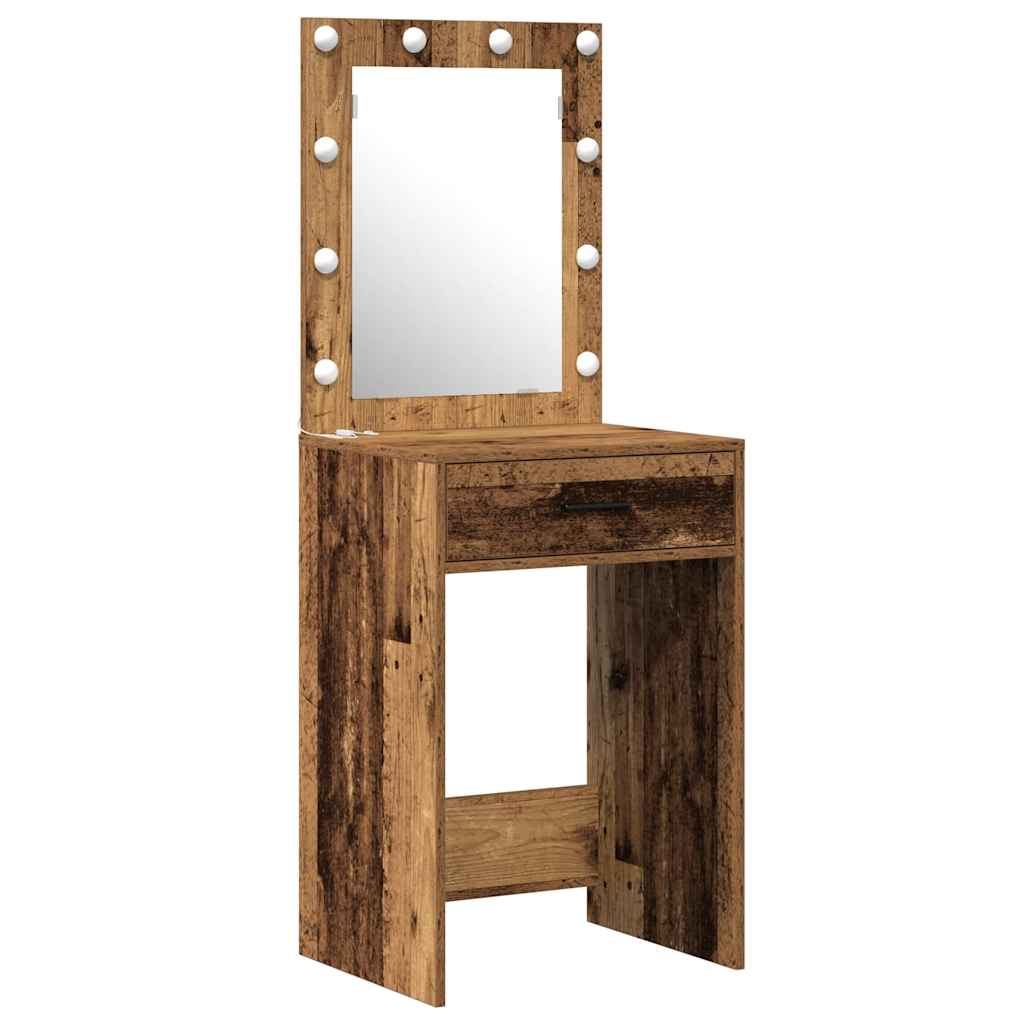 Klædeskab Med Dør 2 Dele 50 X 41 X 135 Cm Konstrueret Træ - Billede 5