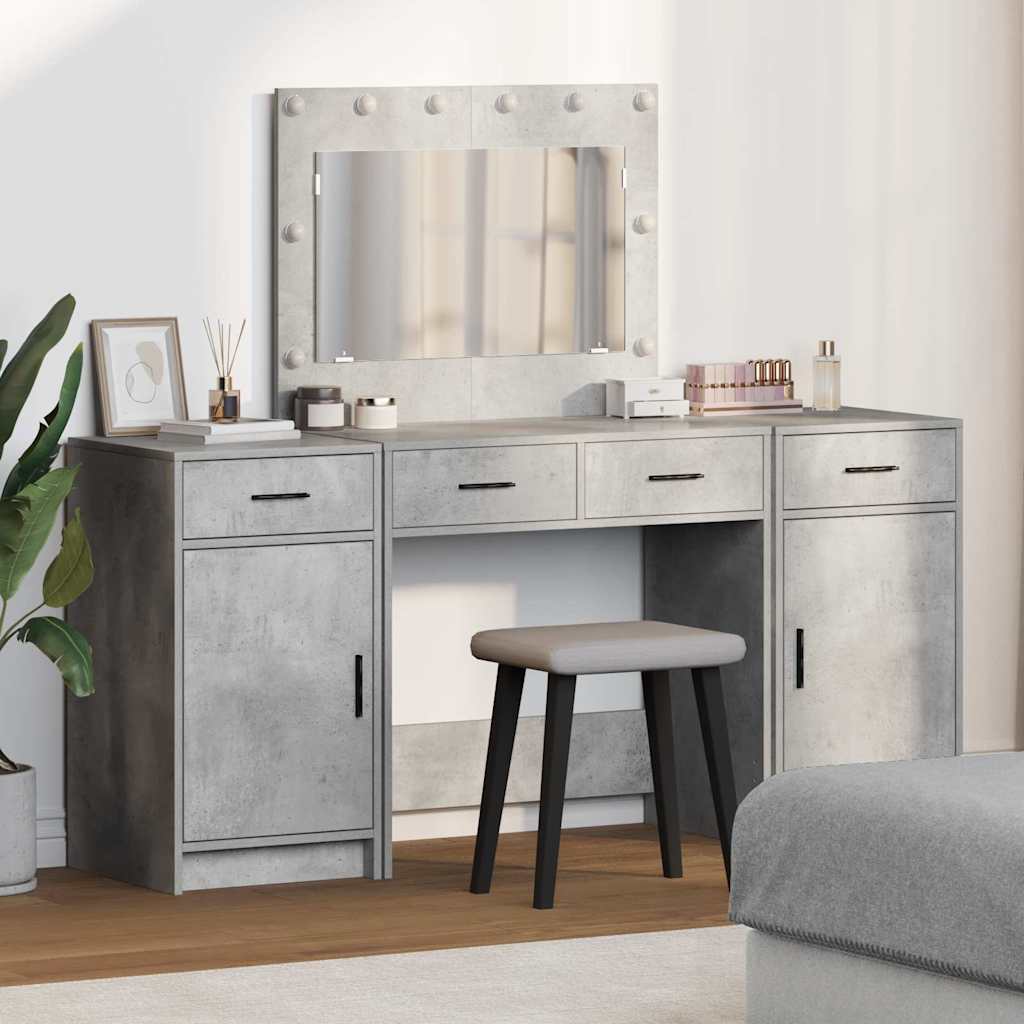 Klædeskab 3 Stk. 78,5 X 41 X 135 Cm Konstrueret Træ - Variant 3334248