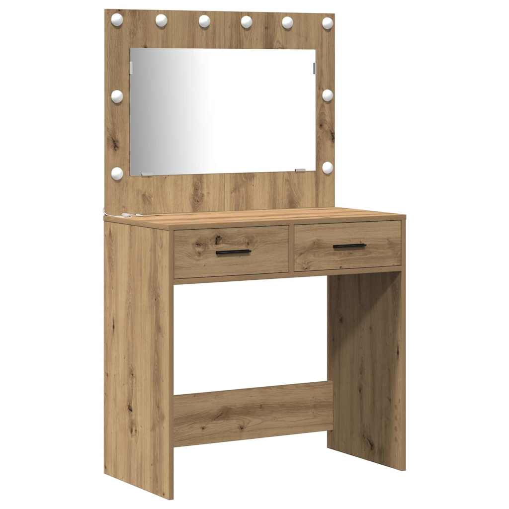 Klædeskab 3 Stk. 78,5 X 41 X 135 Cm Konstrueret Træ - Billede 5