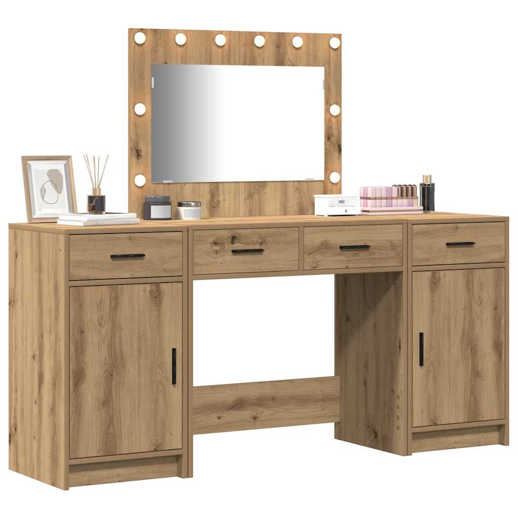 Klædeskab 3 Stk. 78,5 X 41 X 135 Cm Konstrueret Træ - Billede 3