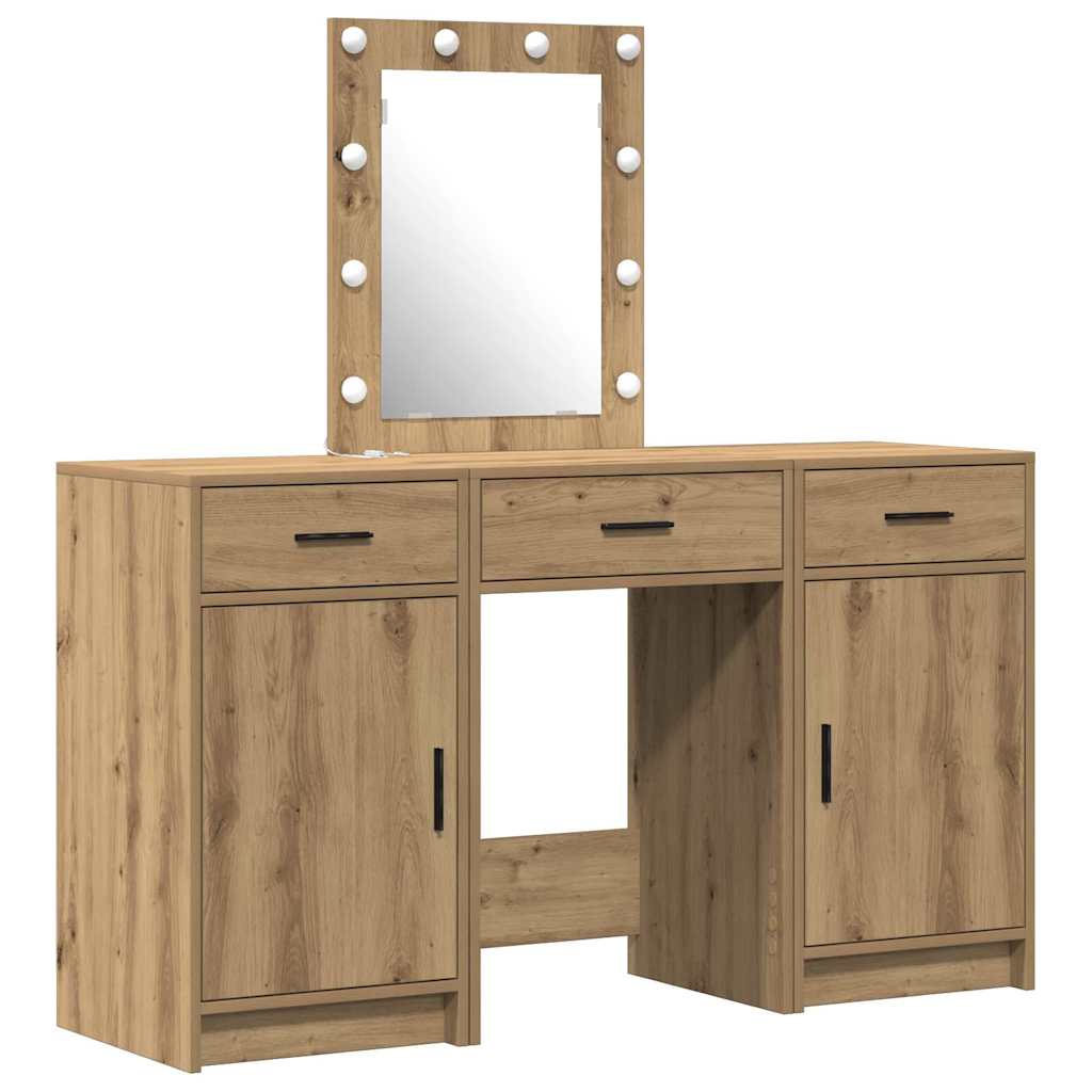 Klædeskab 50 X 41 X 135 Cm Konstrueret Træ - Billede 2