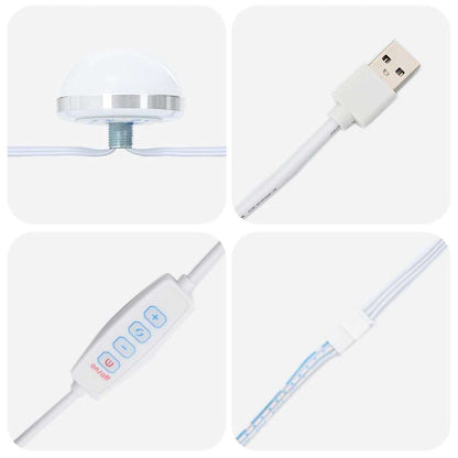 Makeupbord Sæt Med Skuffe 3 Pcs Artisan Eg 50 X 41 X 135 Cm - Billede 11