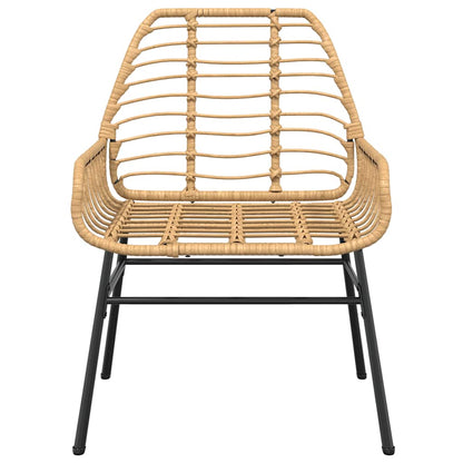 5 Dele Spisebordssæt Til Haven Polyrattan Glas - Billede 5