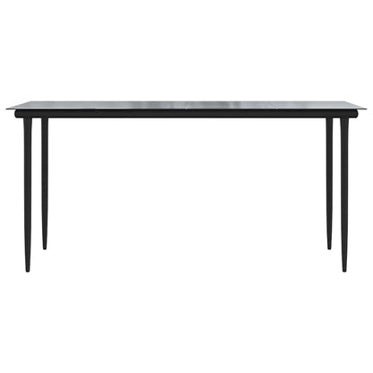 7 Dele Spisebordssæt Til Haven Polyrattan Glas - Billede 8