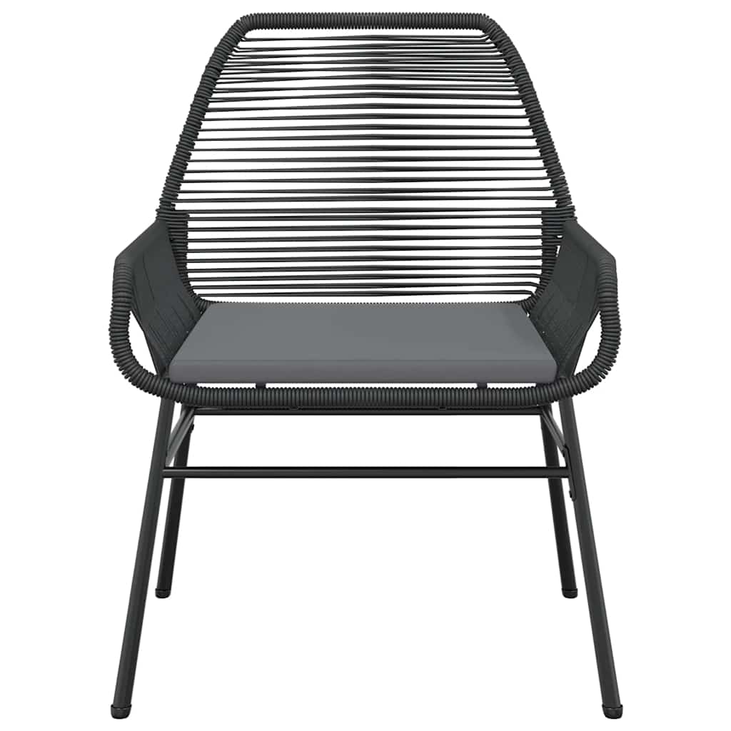 9 Dele Spisebordssæt Til Haven Med Hynder Polyrattan Glas