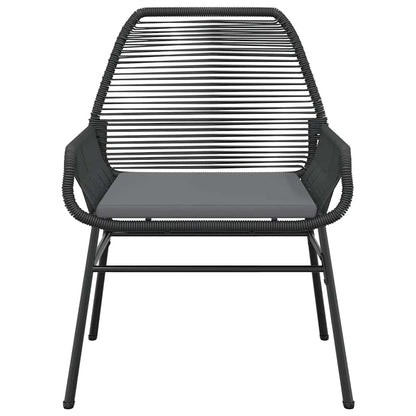 9 Dele Spisebordssæt Til Haven Med Hynder Polyrattan Glas