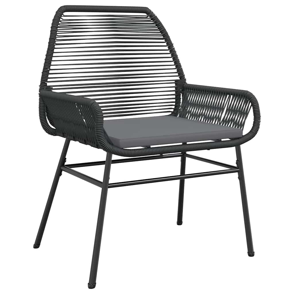 9 Dele Spisebordssæt Til Haven Med Hynder Polyrattan Glas