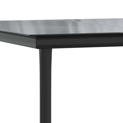 9 Dele Spisebordssæt Til Haven Med Hynder Polyrattan Glas