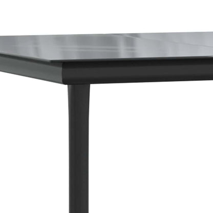 9 Dele Spisebordssæt Til Haven Med Hynder Polyrattan Glas