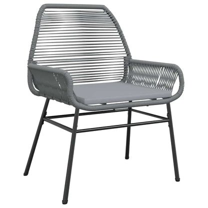 9 Dele Spisebordssæt Til Haven Med Hynder Polyrattan Glas