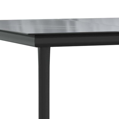 9 Dele Spisebordssæt Til Haven Med Hynder Polyrattan Glas