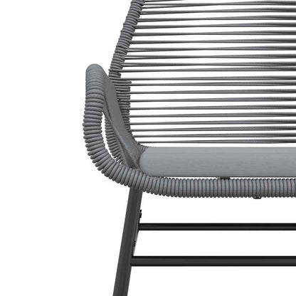 9 Dele Spisebordssæt Til Haven Med Hynder Polyrattan Glas