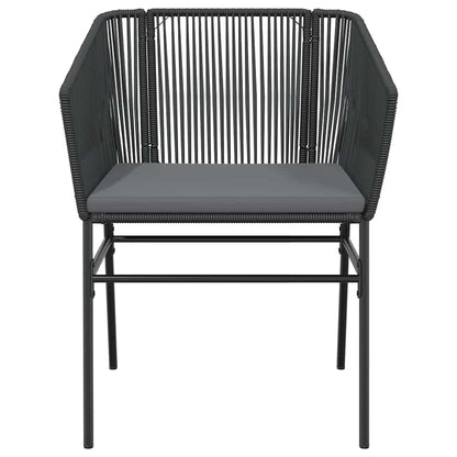 7 Dele Spisebordssæt Til Haven M. Hynder Polyrattan Glas
