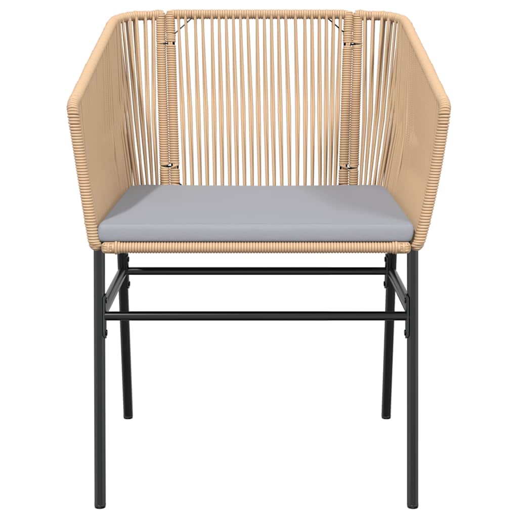 7 Dele Spisebordssæt Til Haven M. Hynder Polyrattan Glas
