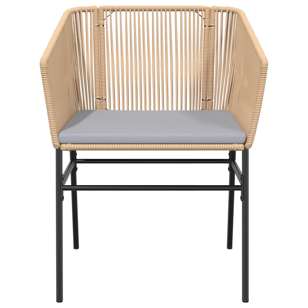 7 Dele Spisebordssæt Til Haven M. Hynder Polyrattan Glas